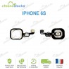Bouton Home pour iPhone 6S / 6S Plus blanc sans empreinte