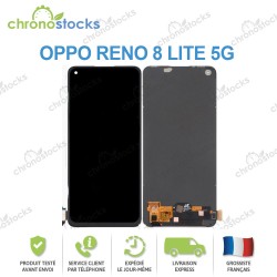 Ecran LCD Vitre Tactile Oppo Reno 8 Lite 5G Noir