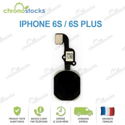 Bouton Home iPhone 6S Plus noir sans empreinte