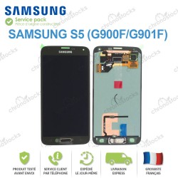Ecran complet Samsung Galaxy S5 G900F noir