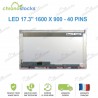 Dalle LED 17.3" - 1600 x 900 - 40 Pins - Gauche