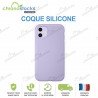 Coque arriere Gomme Samsung A04 / A04E Mauve