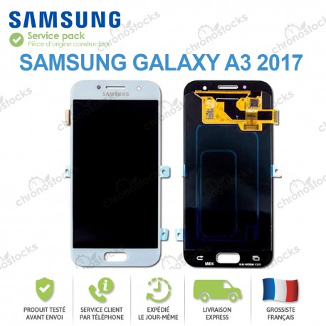 Ecran complet original Samsung Galaxy A3 2017 A320F bleu