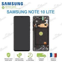 Ecran complet original Samsung Galaxy Note 10 Lite N770F noir