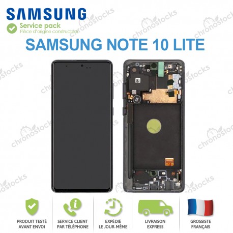 Ecran complet original Samsung Galaxy Note 10 Lite N770F noir