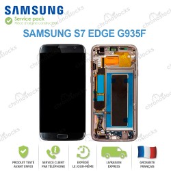 Ecran complet original Samsung Galaxy S7 Edge G935F noir
