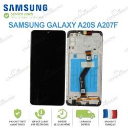 Ecran complet original Samsung Galaxy A20s A207F noir