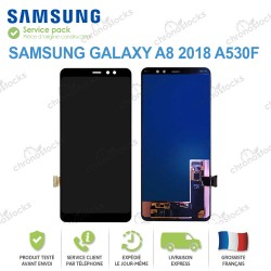 Ecran complet original Samsung Galaxy A8 2018 A530F noir