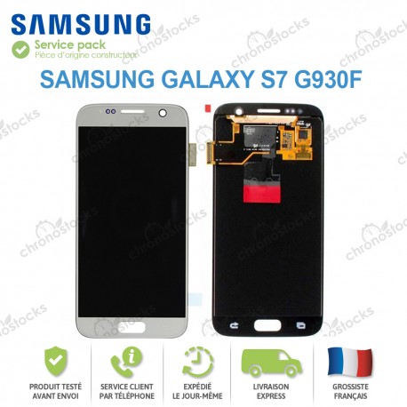 Ecran complet original Samsung Galaxy S7 G930F Argent
