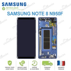 Ecran complet original Samsung Galaxy Note 8 N950F Bleu