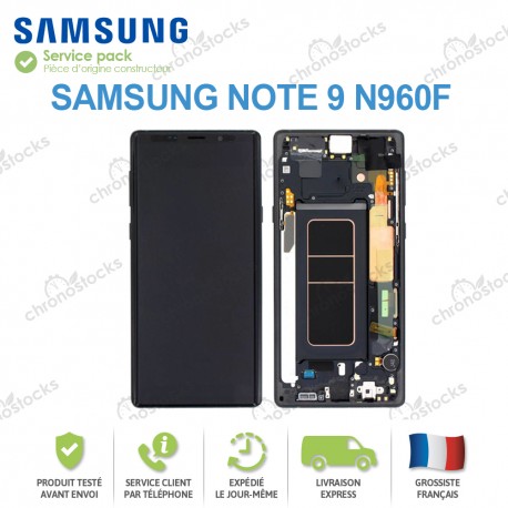 Ecran complet original Samsung Galaxy Note 9 N960F Noir