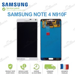 Ecran complet original Samsung Galaxy Note 4 N910F blanc