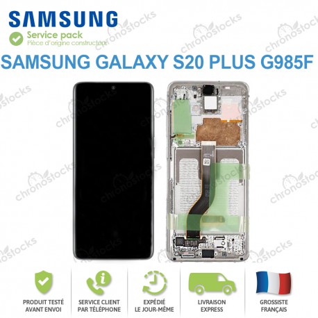 Ecran complet original Samsung Galaxy S20 Plus G985F / G986F BLANC