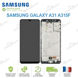 Ecran complet original Samsung Galaxy A31 A315F noir