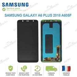 Ecran complet Samsung Galaxy A6 Plus 2018 SM-A605F Noir