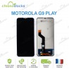 Ecran LCD vitre tactile Motorola G9 Play noir