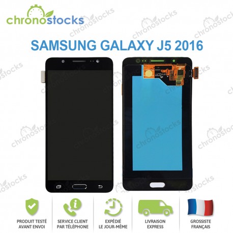 Ecran complet compatible Samsung Galaxy J5 2016 J510F Noir