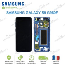 Ecran complet original Samsung Galaxy S9 G960F Bleu