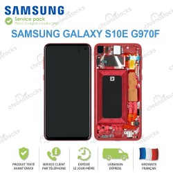 Ecran complet original Samsung Galaxy S10E G970F rouge