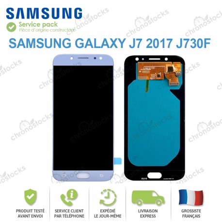 Ecran complet original Samsung Galaxy J7 2017 J730F bleu