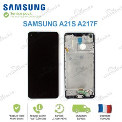 Ecran complet Samsung A21S SM-A217F noir