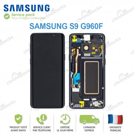 Ecran complet original Samsung Galaxy S9 G960F noir