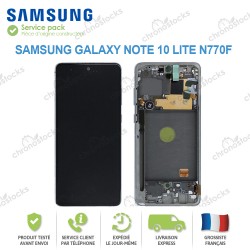 Ecran original complet Samsung Note 10 Lite SM-N770F argent