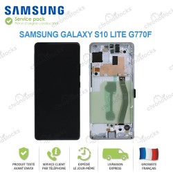 Ecran complet original Samsung Galaxy S10 Lite G770F blanc