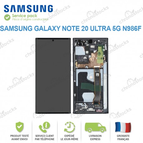 Ecran complet original Samsung Galaxy Note 20 Ultra 5G N986F Noir