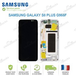 Ecran tactile original Samsung Galaxy S8 Plus G955F argent