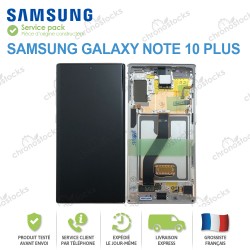 Ecran complet original Samsung Galaxy Note 10 Plus N976F Argent