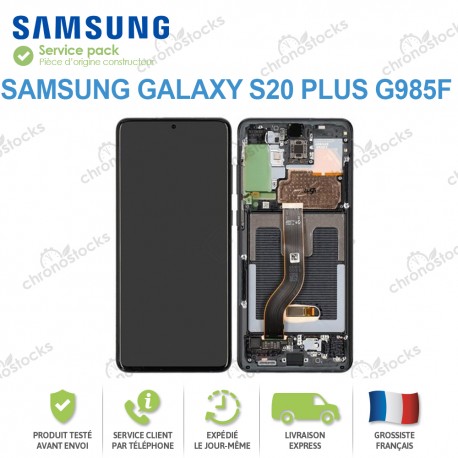 Ecran complet original Samsung Galaxy S20 Plus G985F / G986F Noir