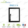 Vitre tactile noire iPad 3 / 4 (A1403) (A1416) (A1430)