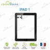 Vitre tactile noire iPad 1