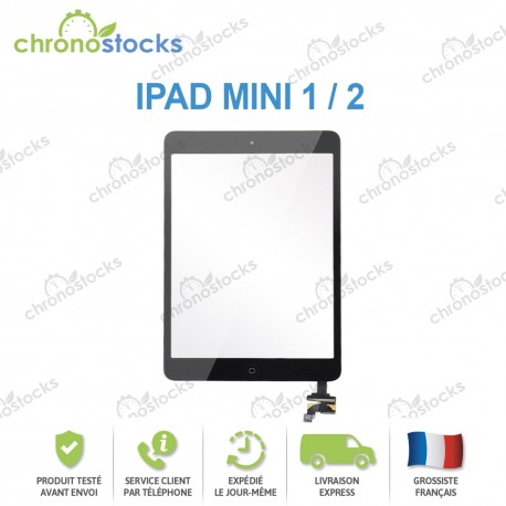 Ecran LCD vitre tactile iPad Mini 1 / 2 Noir