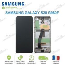 Ecran Complet Samsung Galaxy S20 5G SM-G981F Blanc
