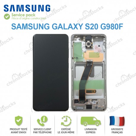 Ecran complet original Samsung Galaxy S20 G981B / G980F Blanc