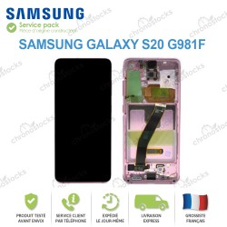 Ecran complet original Samsung Galaxy S20 G981F/G980F rose