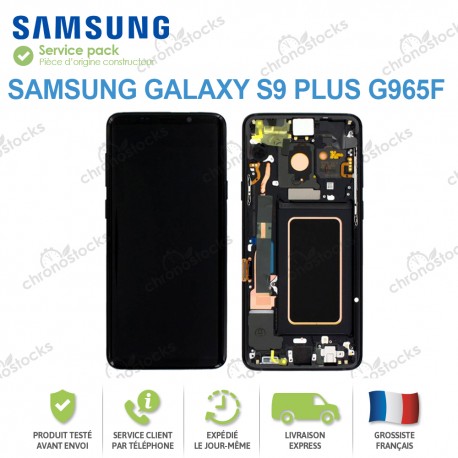 Ecran Complet Samsung S9 Plus SM-G965F Noir