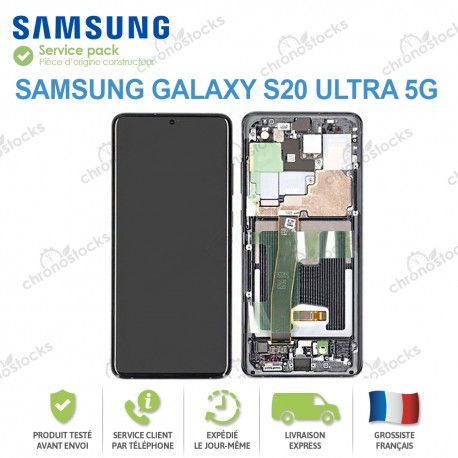 Ecran complet original Samsung Galaxy S20 Ultra 5G noir G988F