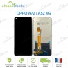 Ecran LCD vitre tactile Oppo A72 / A52 4G noir