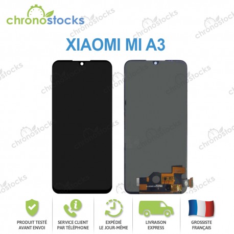 Ecran OLED vitre tactile Xiaomi Mi A3 M1906F9SH noir