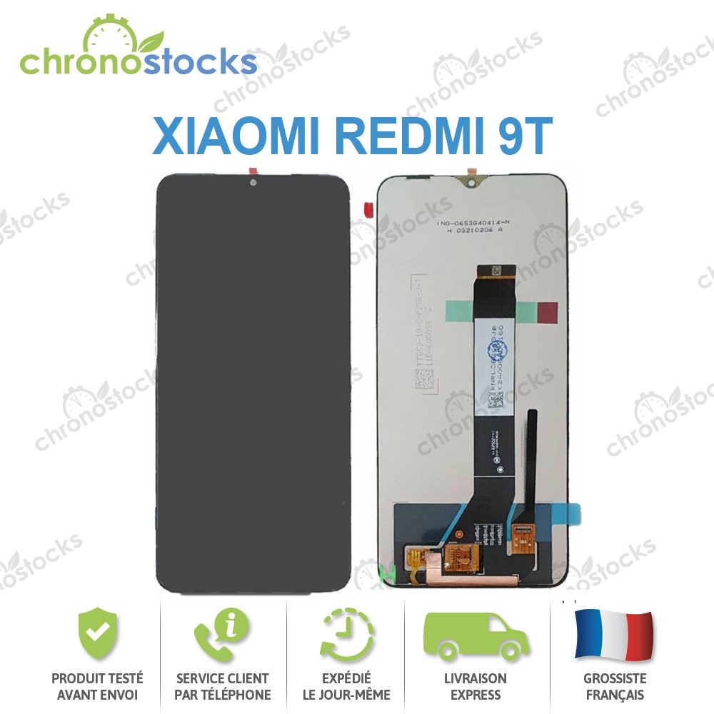 Vitre écran Xiaomi Redmi Note 6 Pro Noir, pièce détachée pour réparer