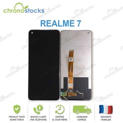 Ecran LCD vitre tactile Realme 7 Noir