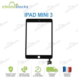 Vitre tactile noire iPad Mini 3