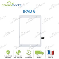 Vitre tactile blanche iPad 6 (A1893) (A1954)