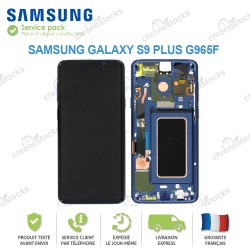 Ecran complet original Samsung Galaxy S9 Plus G965F bleu Corail