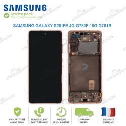 Ecran Complet Samsung Galaxy S20 FE 5G SM-G781B Orange