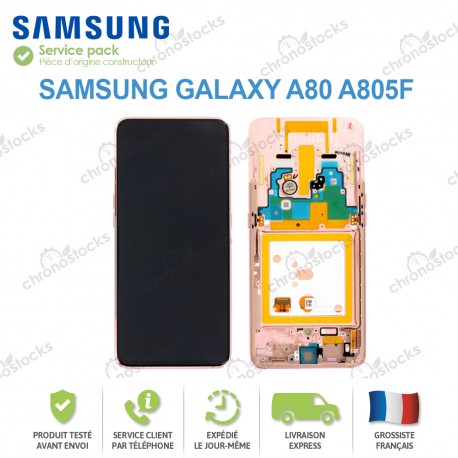 Ecran complet original Samsung Galaxy A80 A805F or rose