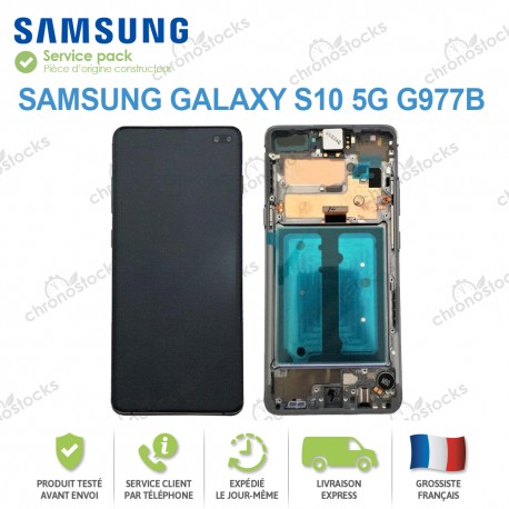 Ecran complet original Samsung Galaxy S10 5G G977B noir